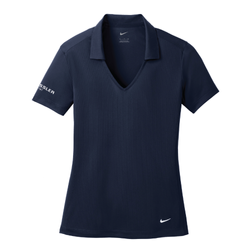 Image of Nike Women's Dri-FIT Vertical Mesh Polo - MARINE