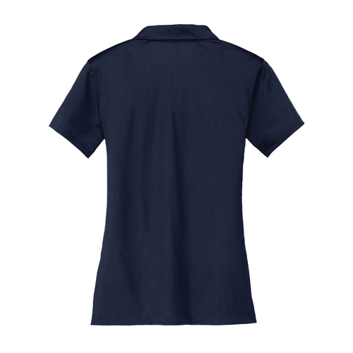 Nike Women's Dri-FIT Vertical Mesh Polo - MARINE image thumbnail