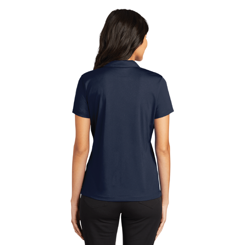 Nike Women's Dri-FIT Vertical Mesh Polo - MARINE image thumbnail