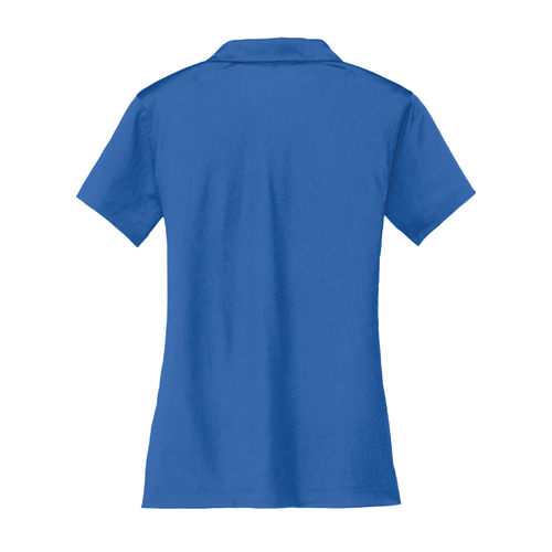 Nike Women's Dri-FIT Vertical Mesh Polo - GYM BLUE image thumbnail