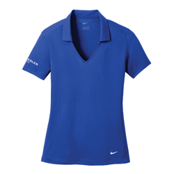 Image of Nike Women's Dri-FIT Vertical Mesh Polo - OLD ROYAL