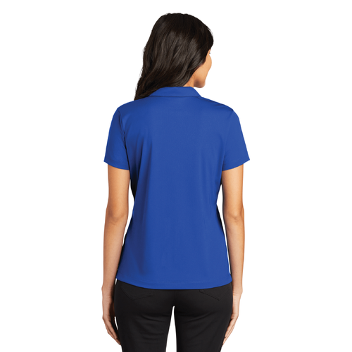 Nike Women's Dri-FIT Vertical Mesh Polo - OLD ROYAL image thumbnail