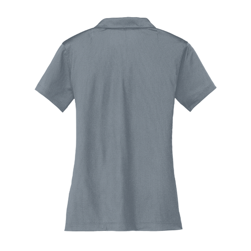 Nike Women's Dri-FIT Vertical Mesh Polo - COOL GREY image thumbnail