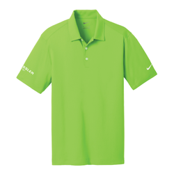 Image of Nike Men's Dri-FIT Vertical Mesh Polo - ACTION GREEN
