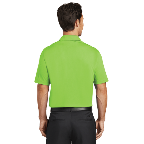 Nike Men's Dri-FIT Vertical Mesh Polo - ACTION GREEN image thumbnail