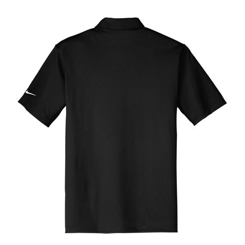 Nike Men's Dri-FIT Vertical Mesh Polo - BLACK image thumbnail