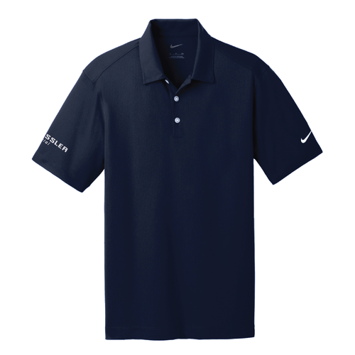 Nike Men's Dri-FIT Vertical Mesh Polo - MARINE image thumbnail