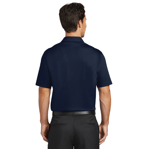 Nike Men's Dri-FIT Vertical Mesh Polo - MARINE image thumbnail