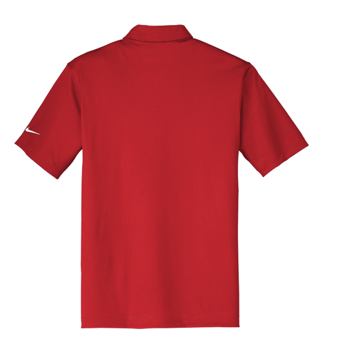 Nike Men's Dri-FIT Vertical Mesh Polo - UNIVERSITY RED image thumbnail