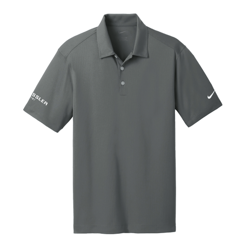 Nike Men's Dri-FIT Vertical Mesh Polo - ANTHRACITE image thumbnail