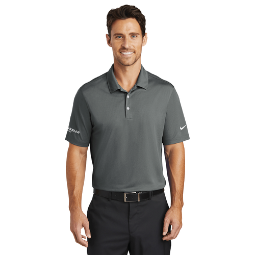Nike Men's Dri-FIT Vertical Mesh Polo - ANTHRACITE image thumbnail
