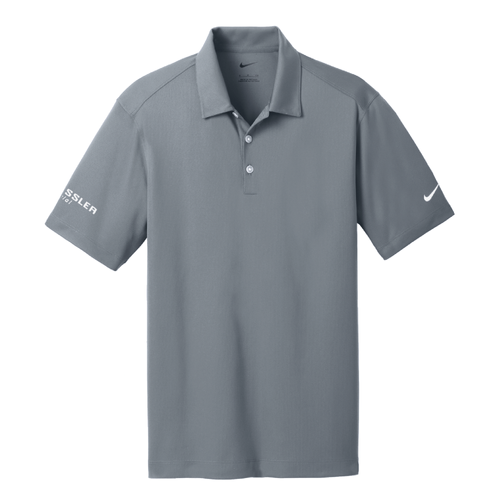 Nike Men's Dri-FIT Vertical Mesh Polo - COOL GREY image thumbnail
