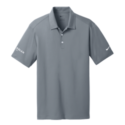 Image of Nike Men's Dri-FIT Vertical Mesh Polo - COOL GREY