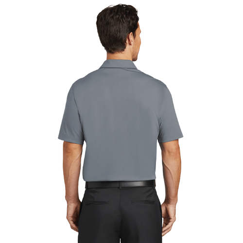 Nike Men's Dri-FIT Vertical Mesh Polo - COOL GREY image thumbnail