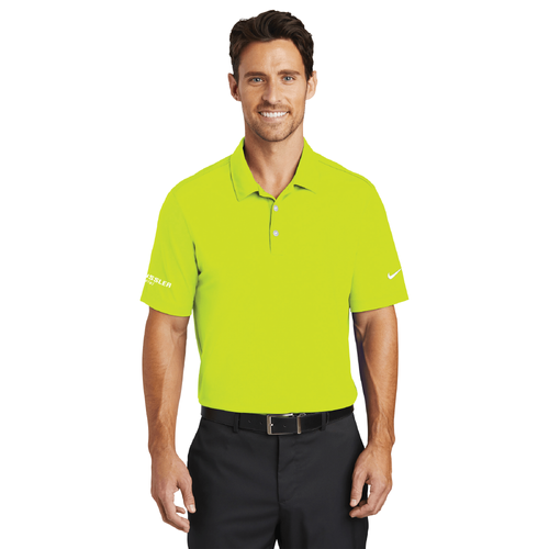 Nike Men's Dri-FIT Vertical Mesh Polo - VOLT image thumbnail