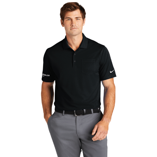 Nike Men's Dri-FIT Micro Pique 2.0 Pocket Polo - BLACK image thumbnail