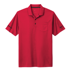 Image of Nike Men's Dri-FIT Micro Pique 2.0 Pocket Polo - UNIVERSITY RED