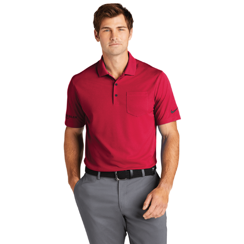 Nike Men's Dri-FIT Micro Pique 2.0 Pocket Polo - UNIVERSITY RED image thumbnail