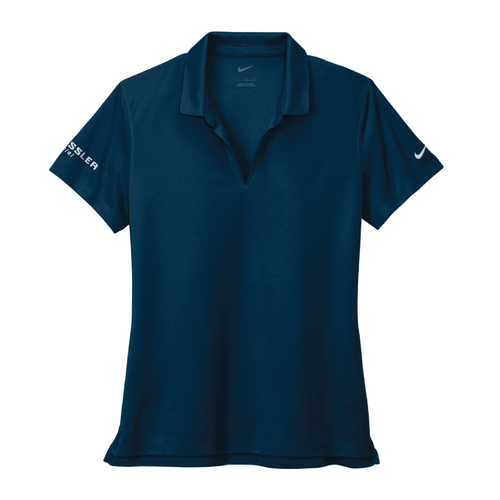 Nike Women's Dri-FIT Micro Pique 2.0 Polo - NAVY image thumbnail