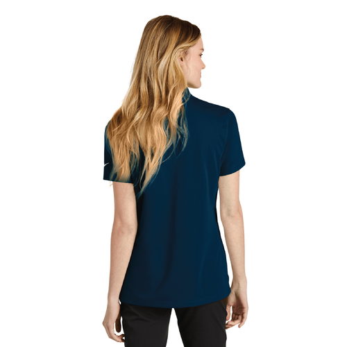 Nike Women's Dri-FIT Micro Pique 2.0 Polo - NAVY image thumbnail