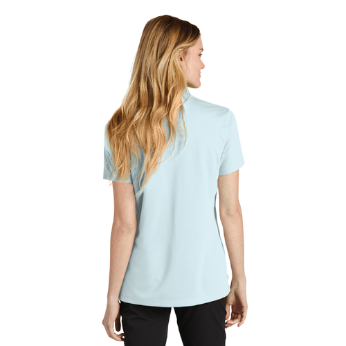 Nike Women's Dri-FIT Micro Pique 2.0 Polo - BLUE TINT image thumbnail