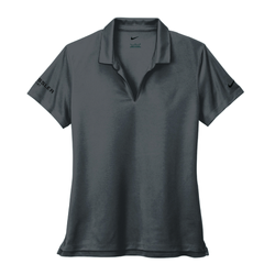 Image of Nike Women's Dri-FIT Micro Pique 2.0 Polo - ANTHRACITE