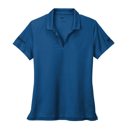 Nike Women's Dri-FIT Micro Pique 2.0 Polo - GYM BLUE image thumbnail