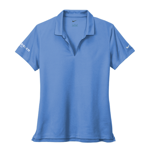 Nike Women's Dri-FIT Micro Pique 2.0 Polo - VALOR BLUE image thumbnail