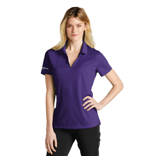 Nike Women's Dri-FIT Micro Pique 2.0 Polo - COURT PURPLE image thumbnail