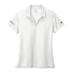 Image of Nike Women's Dri-FIT Micro Pique 2.0 Polo - WHITE