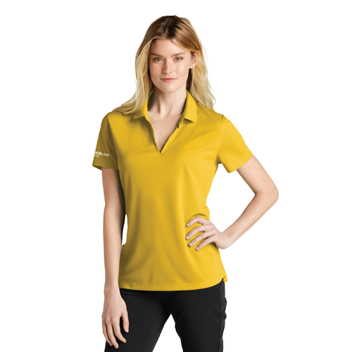 Nike Women's Dri-FIT Micro Pique 2.0 Polo - VARSITY MAIZE image thumbnail
