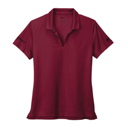 Image of Nike Women's Dri-FIT Micro Pique 2.0 Polo - TEAM RED