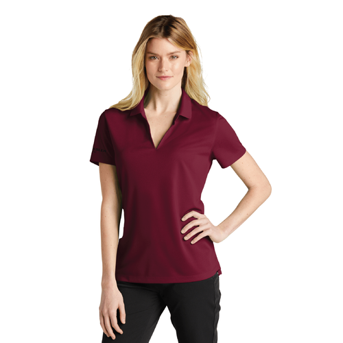 Nike Women's Dri-FIT Micro Pique 2.0 Polo - TEAM RED image thumbnail