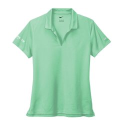 Image of Nike Women's Dri-FIT Micro Pique 2.0 Polo - MINT