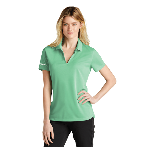 Nike Women's Dri-FIT Micro Pique 2.0 Polo - MINT image thumbnail