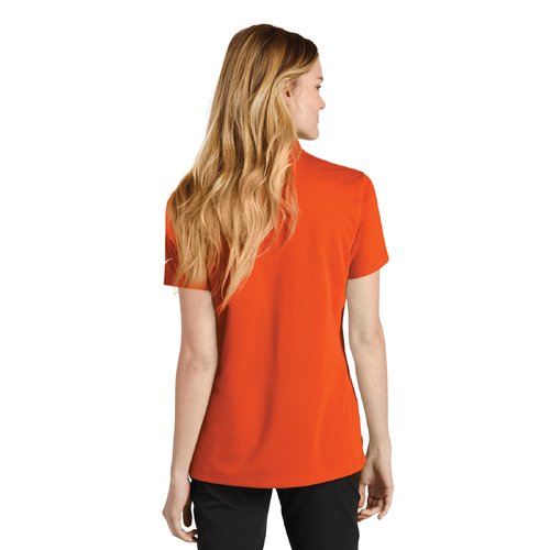 Nike Women's Dri-FIT Micro Pique 2.0 Polo - BRILLIANT ORANGE image thumbnail