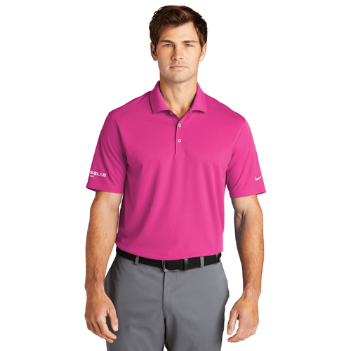 Nike Men's Dri-FIT Micro Pique 2.0 Polo - VIVID PINK image thumbnail