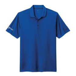 Image of Nike Men's Dri-FIT Micro Pique 2.0 Polo - GYM BLUE