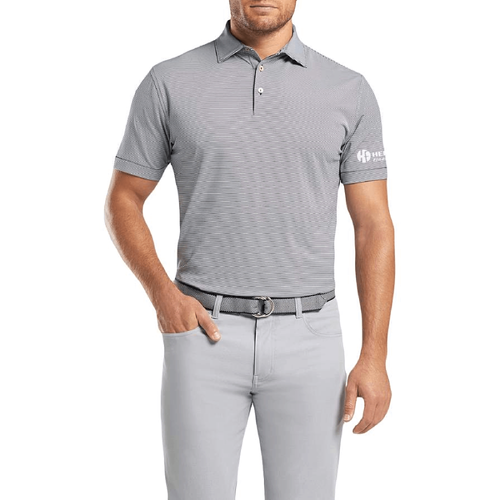 BULK ORDER -Peter Millar Men's Jubilee Stripe Performance Polo - NAVY image thumbnail