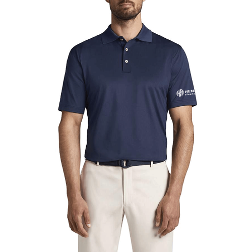 BULK ORDER -Peter Millar Men's Solid Performance Jersey Polo - NAVY image thumbnail
