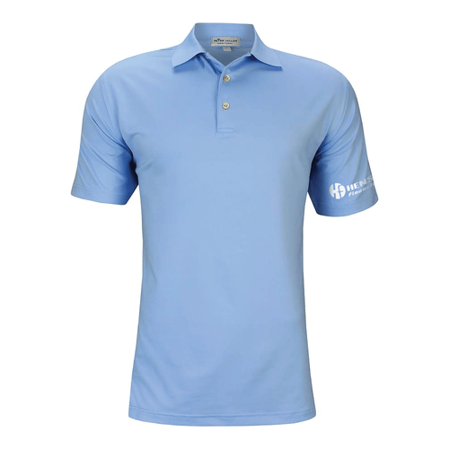 BULK ORDER -Peter Millar Men's Solid Performance Jersey Polo - COTTAGE BLUE image thumbnail