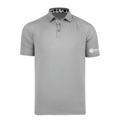 Swannies Men's James Polo - GREY HEATHER image thumbnail