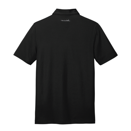Travis Mathew Men's Cabana Chest Stripe Polo - BLACK image thumbnail