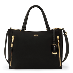 Image of Tumi Valetta Medium Tote - BLACK / GOLD