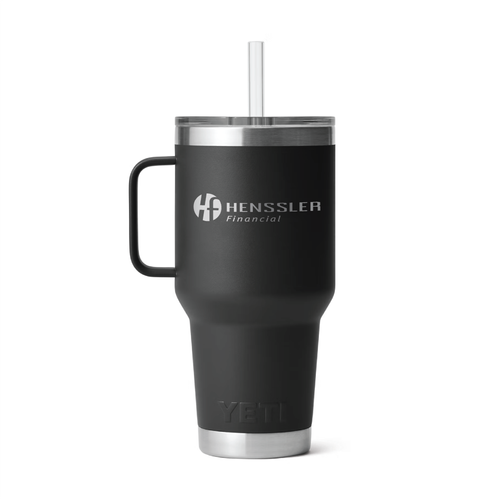 Yeti Rambler 35 Ounce Straw Mug - BLACK image thumbnail