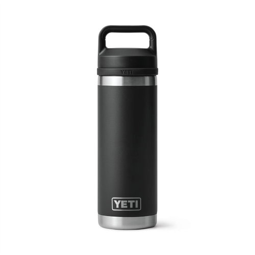 BULK ORDER - Yeti Rambler 18 Ounce Bottle w/ Chug Cap - BLACK image thumbnail