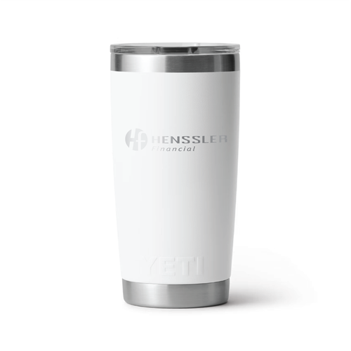 Yeti Rambler 20 Ounce Tumbler with MagSlider Lid - WHITE image thumbnail