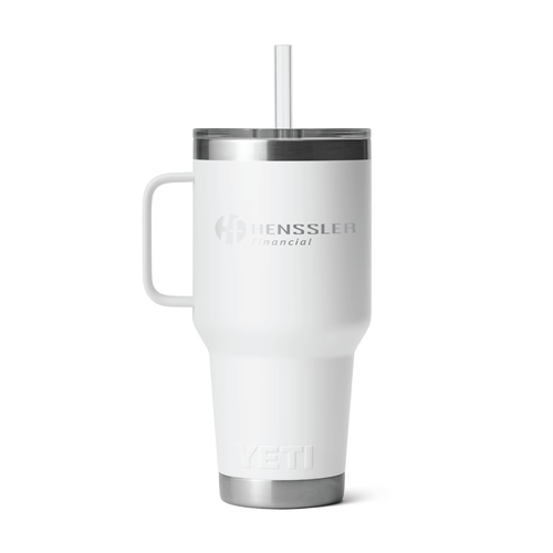 Yeti Rambler 35 Ounce Straw Mug - WHITE image thumbnail
