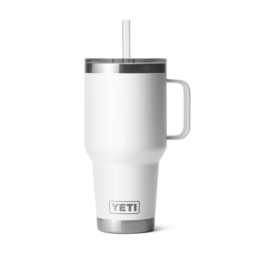Yeti Rambler 35 Ounce Straw Mug - WHITE image thumbnail