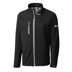 Image of Clique Men's Telemark Eco Stretch Softshell Full Zip Jacket - BLACK